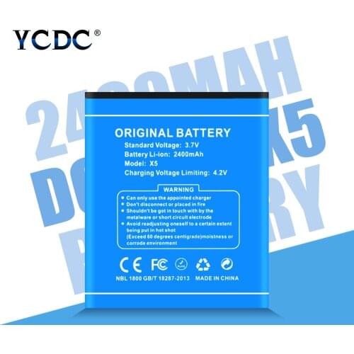 New For DOOGEE X5 Battery 2400mAh New Replacement accessory accumulators For DOOGEE X5S X5 Pro Cell Phone Battery