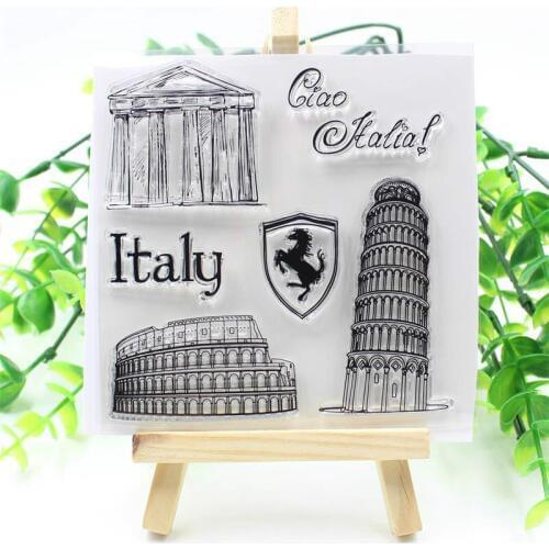 Tower Transparent Clear Silicone Stamps for DIY Scrapbooking/Card Making/Kids Fun Decoration Supply