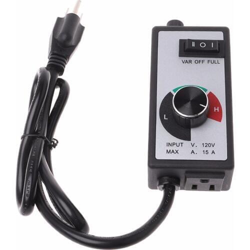 AC 120V 15A Fan Variable Voltage Speed Control Electric Motor Rheostat Governor 1AA700526