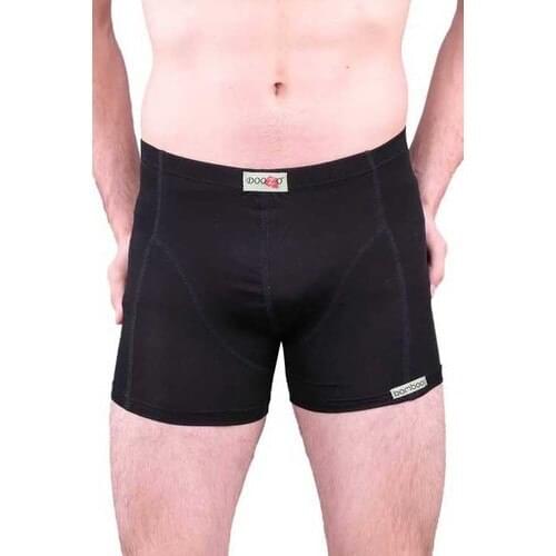 Tampap Mens Bamboo Boxer 777 3'lü Package Tampap Dozoo Black