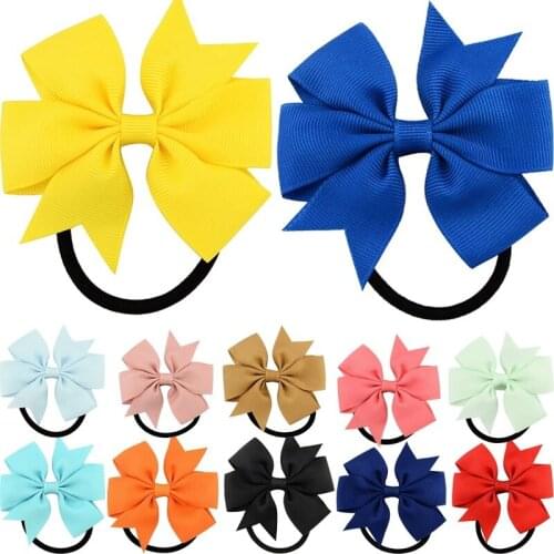 Rope Fashion Hair Satin Girls Ribbon Headband Bowknot Headwear Ponytail Lady Girl