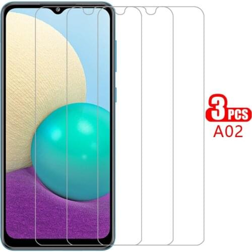 Protective tempered glass for samsung a02 screen protector on galaxy a 02 02a 6.5 film samsun samsumg sansung galaxi samsunga02
