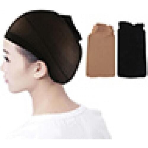 1Pc High Quality Wig Cap Stretch Stocking Caps Men Women Stocking Wig Liner Cap Snood Nylon Stretch Mesh Hollow Hat