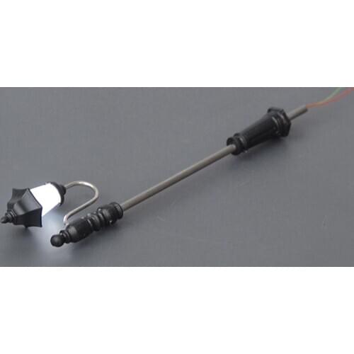 15Pcs/Set Mini LED Street Lamp Model Rilway Train Scenery Landscape Ornaments