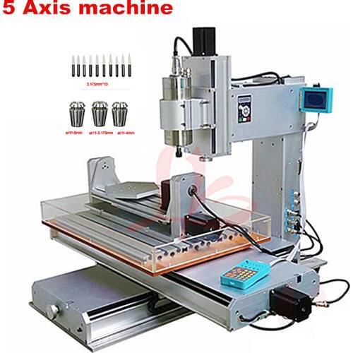 2.2KW Vertical CNC engraving machine 6040CNC wood router 5 axis A woodworking carving