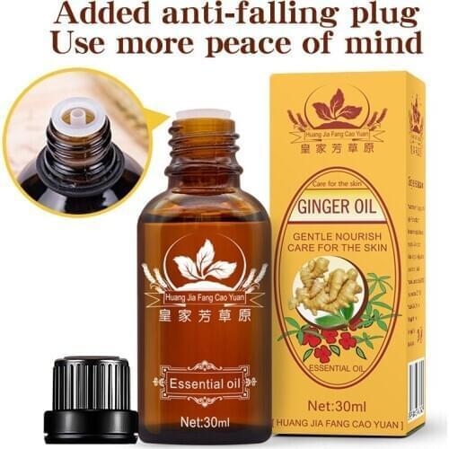 2021 Massage Essential Oil Body Care Hydrating Ginger Essential Oil for Guasha Massaging 30ml SSwell