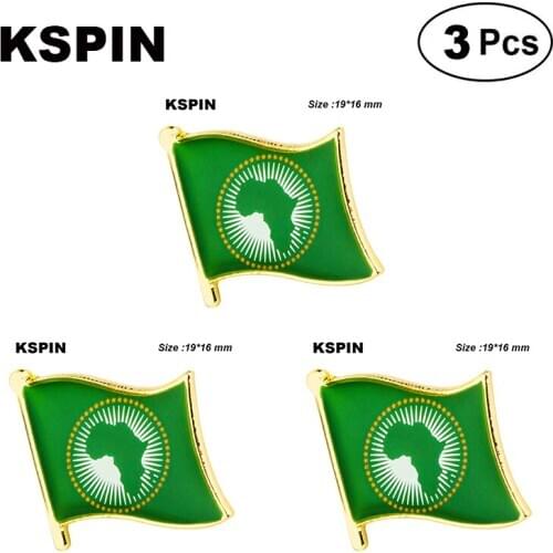African Union Lapel Pin Brooches Pins Flag badge Brooch Badges