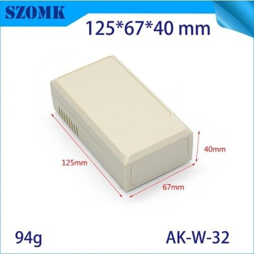 Wall mounting electronics enclosure white (1 pcs) 125*67*40mm wall mount electrical box electrical cabinet, outlet box