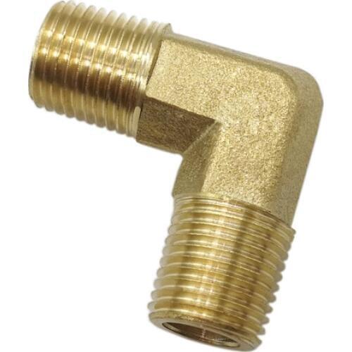 Brass Elbow Connector 1/8NPT Male Thread Brass Fittings For Hose