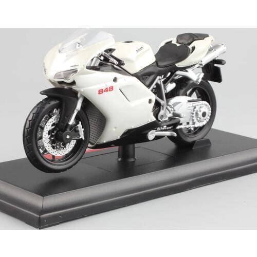Maisto 1:18 scale Children Superbike 848 EVO metal motorcycle race bike car Diecast model collection Toys Vehicles for kids 2017