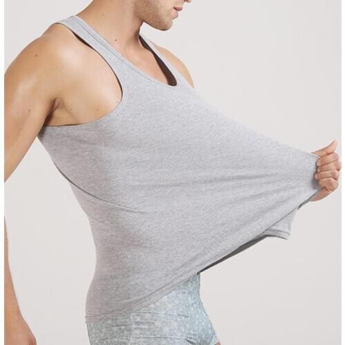 3XL Tank Top Men Fashionable Summer Sexy Casual Outdoor Sport Solid Color Cotton Vest Top Undershirt Mens Gift