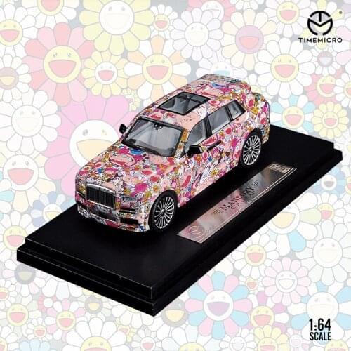Timemicro 1:64 Rolls -Royce Cullinan Sunflower Simulation Model Car