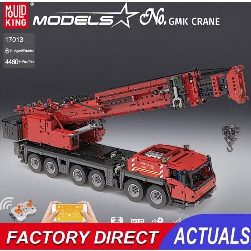 Mould King Gmk Moc Mobile Crane Blocks Model Brick Remote Control Rc Toy Construction Engineering Assembly Kids Toys For Boys