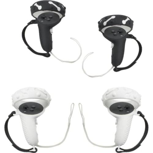 Soft Case for Oculus Quest 2 Controller Handle New Case Strap for Quest 2 Handle Silicone Protective Sleeve for VR Glasses