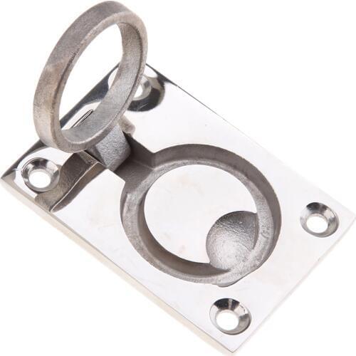 Floor Latch 316 Stainless Steel Ring Pull Handle Marine Lifting Handle Boat Lift Pull Ring HandleBoat Lift Pull Ring Handle