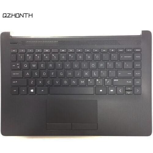 Laptop New For HP 14-CK 14-CM Black Palmrest w/ Keyboard & Touchpad L23239-001
