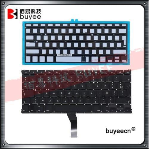 New A1369 A1466 French Keyboard 13" For Macbook Air A1369 Laptop FR Keyboard backlight MD231 MD232 MC503 MC504 Replacement