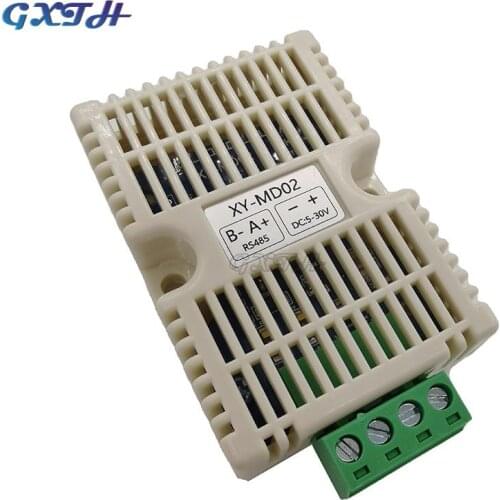 Temperature and Humidity Transmitter RS485 Serial Communica Temperature Sensors Modbus RTU Acquisition Module SHT20