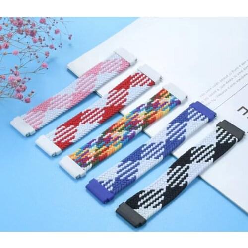 Braided Strap For Samsung Galaxy watch 4 Classic 46mm 42mm Solo Loop wristband Bracelet For Samsung Galaxy Watch 4 40mm 44mm New