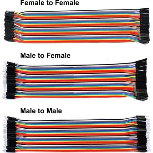 Dupont Jumper Wire 10CM 20CM 30CM Male to Male + Female to Male + Female to Female Jumper Wire Dupont Cable For PCB Diy Kit