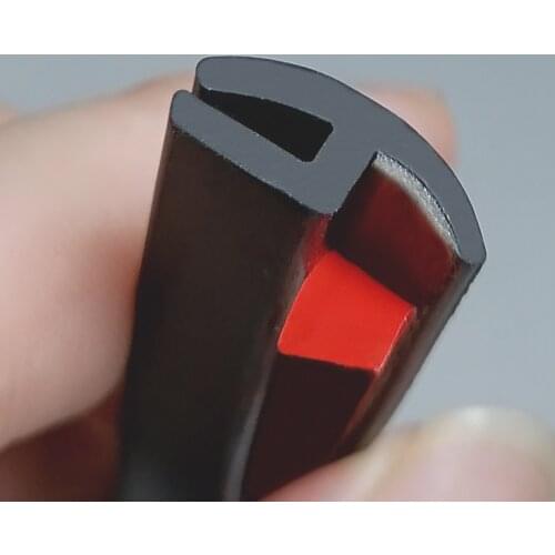 Windshield Rubber Seal Self-adhesive Front Rear Windshield Sunroof Dustproof Sealing Strip for Auto Car Dashboard Windshield