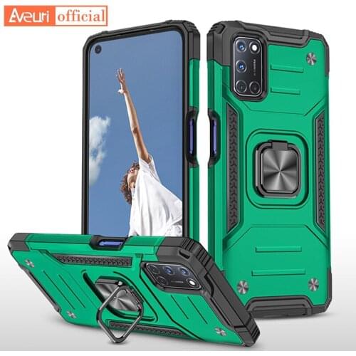 Luxury Ring Phone Case For OPPO A5 A9 2020 A31 A52 A72 A92 A73 A54 A94 A15 Reno 4 5 Lite Realme 5 5i 6i 6 6S C11 C15 Cover Case