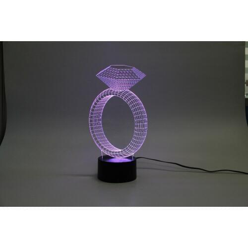 3D Led Night Light Holiday Light Fun Light For Baby Girl friend and Decoration Birthday Table Lamp YJM-2816 free shipping