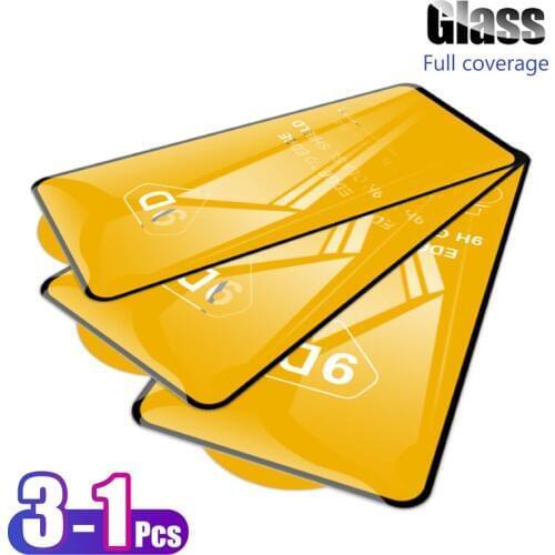 For Samsung Galaxy A51 A71 5G A50 A30 A20 A40 A80 A70 9D Full Glue Cover Toughened Tempered Glass Film Screen Protector Guard