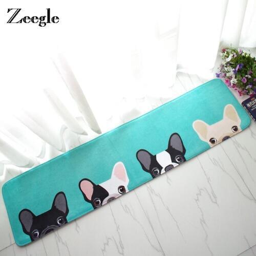 Zeegle Dog Doormat Floor Mat Anti-slip Water Absorption Carpet Kitchen Mat Door Mat Kitchen Carpet Toilet Rug Doormat