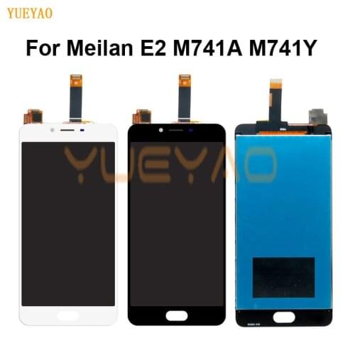 100% Tested 5.5 inch LCD For Meizu Meilan E2 Display Touch Screen Digitizer Assembly Replacement Parts, E2 LCD Screen