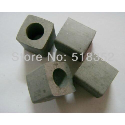 14x14x14mm YG3X Power Feed Contact with ID8mm Hole for JiCheng high speed Wire Cut EDM Machine Parts