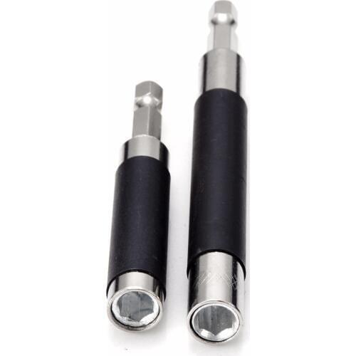 2Pcs Extension Hex Screw Socket 80mm 120mm Magnetic Impact Driver Drill Bit Holder Adapter 1/4 Hex Shank Tools Holder Drill Bit