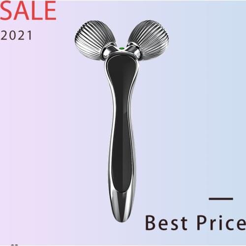 3D Facial Microcurrent Roller Massager Gouache for Face Slim Skin Care Facial Roller Body Slimming Face Roller Face Lift Tool