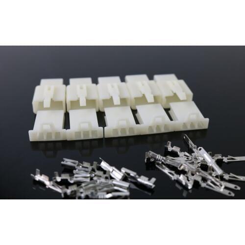 5set/lot 2.8mm 3 pin Automotive 2.8 Electrical wire Connector Male Female cable terminal plug Kits Motorcycle ebike car