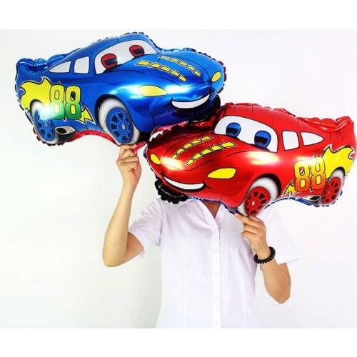 66*49cm Big Balloon Cartoon Car Foil Balloon Inflatable Helium Ballons Wedding Decoration Happy Birthday Party Supplies globos