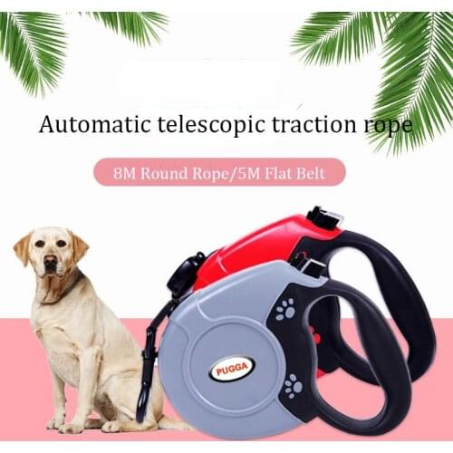 Dog Leash Automatic Telescopic Traction Rope For Small Medium Dogs Pet Products Durable Walking Running Extending Dog Lead Leash