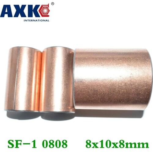 Axk 10pcs Sf-1 0808 8x10x8 Mm Self Lubricating Composite Bearing Bushing Sleeve Free Shipping Sf1