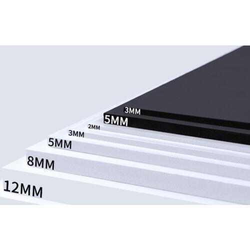 White PVC foam board Handmade Model making material plastic flat board For DIY Building model materials 300x200mm