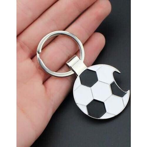 Free shipping 300pcs Football Bottle Opener Key Keychain Metal Aolly Key Chain Football Key Chains lin4632