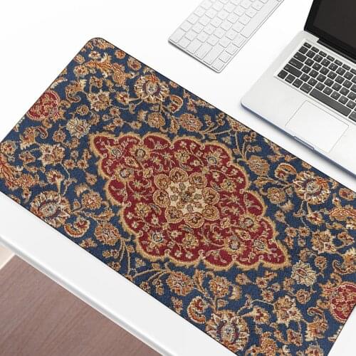 Large Mouse Pad Gamer Computer Gaming Mousepad Grande Persia Carpet Design Keyboard Mouse Mats Fashion Office Laptop Desk Mat
