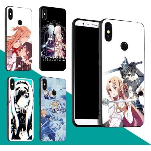 Alicization Sword Art Online Case For Xiaomi Redmi Note 9 7 8 Pro 9S 8T 9A 9C Mi Note 10 Lite A3 For POCO X3 F2 Pro