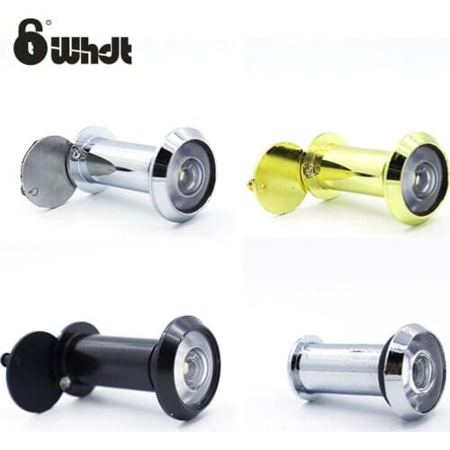 WHDT Anti-theft door viewer peephole 200-degree zinc alloy door eye doorhole spyhole door peephole camera for home hotel