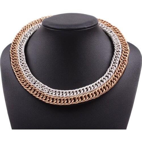 Florate Silver Chokers