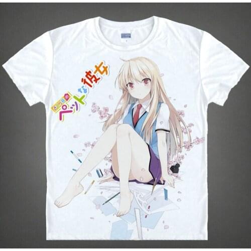 Sakurasou T-shirts Pet kawaii Japanese Anime t shirt Manga Shirt Cute Cartoon shiina mashiro Cosplay shirts 37179321488 tee 540