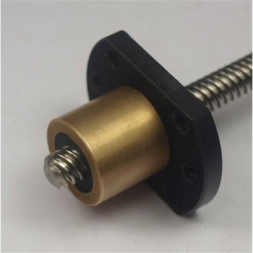 DLP/SLA 3D printer Delrin POM anti-backlash nut for DIY CNC TR8*8(P2) SFU1204-3 anti-backlash nuts(only nut)