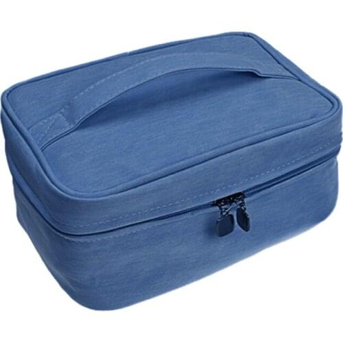 Hot kf-Makeup Bag Travel Cosmetic Bag Portable Makeup Bag Organizer for Women, Girl