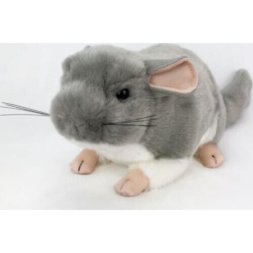 Simulation mouse plush toy about 24cm gray mouse soft doll kids funny toy home decoration Christmas gift h1347