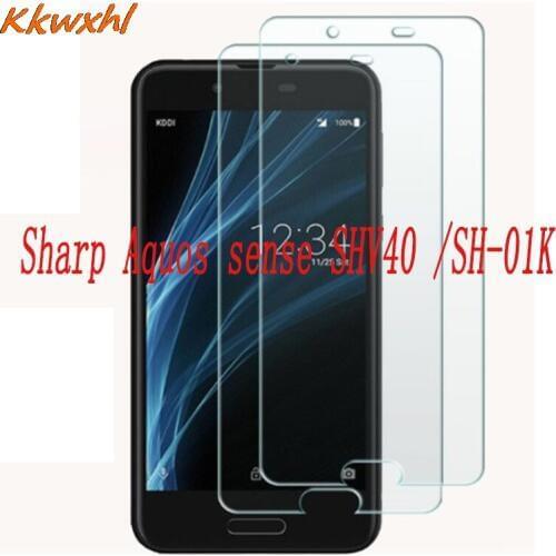 Kkwxhl Smartphone Tempered Glass for Sharp Aquos sense SHV40 / SH-01K Explosion-proof Protective Film Screen Protector cover