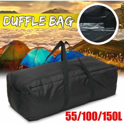 150L 100L 55L Gym Bag Outdoor Mens Black Large Capacity Duffle Travel Gym Weekend Overnight Bag Waterproof Sport Bags