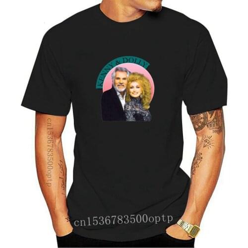 New Kenny Rogers Shirt Dolly Parton 1990 T-Shirt For Mens Women Size S-4XLB091